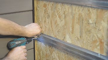 InoWood InoSide apkalos dailylenčių SD montavimas vertikaliai