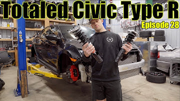 Totaled 2021 Civic Type R Rebuild | Ep. 28 (Coilover Install!)
