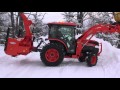 Kubota L 5740 Plowing & Blowing Snow