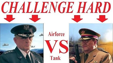 🔴 C&C Generals Zero Hour - Challenge Hard - 4 - Airforce vs Tank 🔴