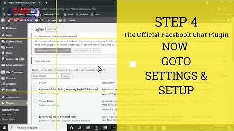 How to Add Facebook Messenger Chat on Website By Using WordPress Plugin || ITBW (Official)