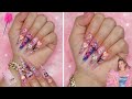 90&#39;s Y2K Aesthetic Holo Jelly Stiletto Polygel Bling Nails I Unboxing YNL Sept Subscription Box