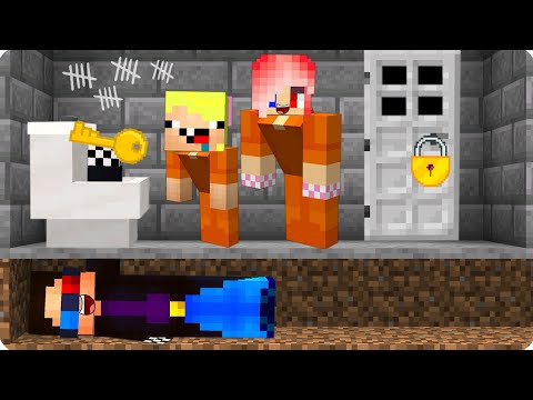 🔑3 СПОСОБА ВЫТАЩИТЬ ДРУГА ИЗ ТЮРЬМЫ В МАЙНКРАФТ! ШЕДИ ЛЕСКА И НУБИК MINECRAFT