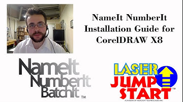 Nameit Numberit Installation for CorelDRAW X8
