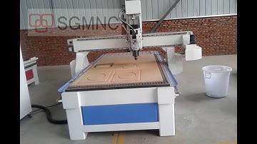 Sange 1325 ATC machine working on wood and show how to tool change  &  видео станка с чпу увд