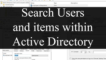 How to Search by Name or User logon name - Active Directory (AD) Quick Tips | Server 2022/2019