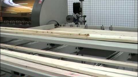 CURSAL - TRV 2200E - High speed wood optimizing crosscut saw, troncatrice ottimizzatrice