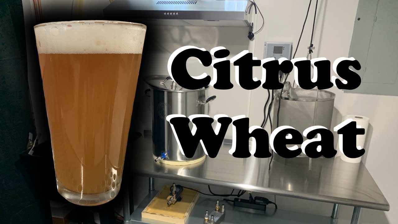 Brewing a Citrus Wheat Ale on Clawhammer BIAB Grain to Glass YouTube