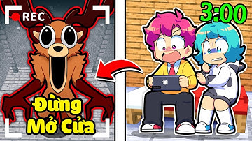 Hiha Thử Thách 24H ĐỪNG MỞ CỬA cho Hươu 99 Ngày Trong Minecraft 😱🤣