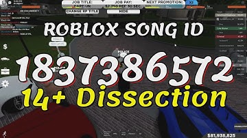 14+ Dissection Roblox Song IDs/Codes