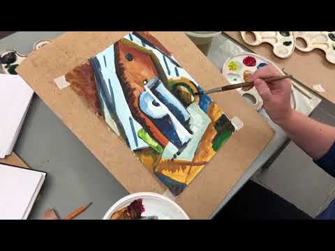 «Знакомимся с кубизмом» музейное занятие