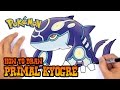 How to Draw Primal Kyogre | Pokemon