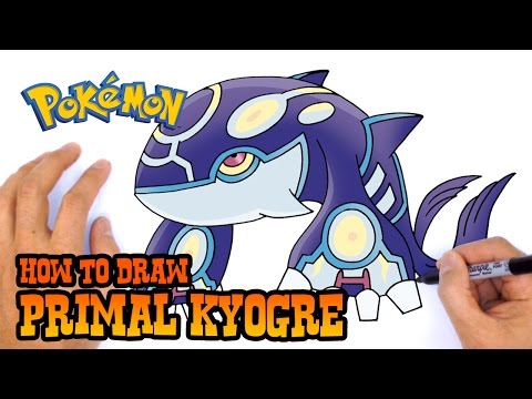 How to Draw Primal Kyogre  Pokemon