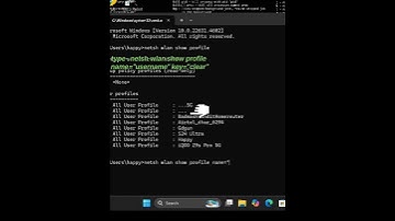 See Your #wifi #password  in just 1line command #shorts #kalilinux #hack #terminal