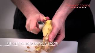 A simple hack to peeling ginger. No complicated tools required!