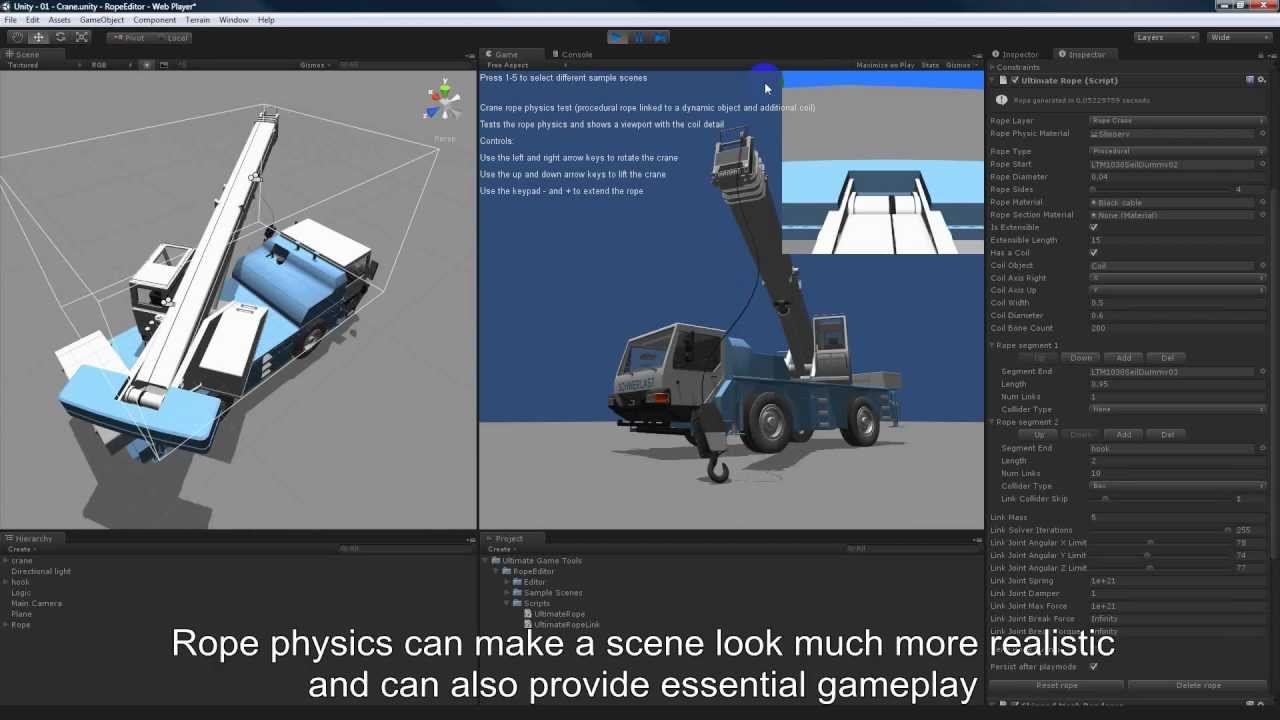 Create physics Rope/Wire Mesh in Unity : r/Unity3D