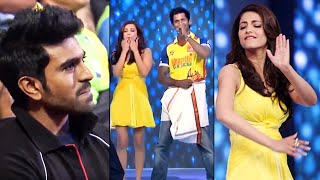 Shruti Haasan And Vishal Steals The Show With South Indian Dance Style At CCL Curtain Raiser