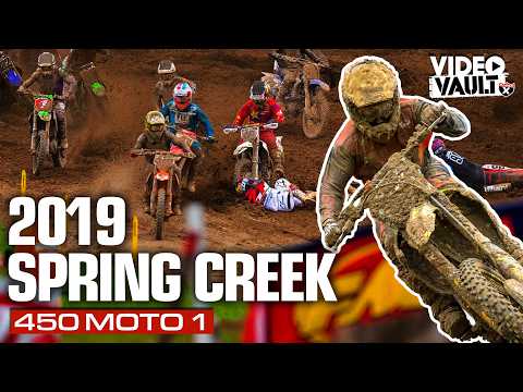 FULL MOTO | Mudder at Millville! Can Tomac's charge stop a new winner? | 2019 SpringCreek 450 Moto 1
