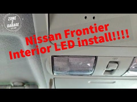 Nissan Frontier interior LED Install