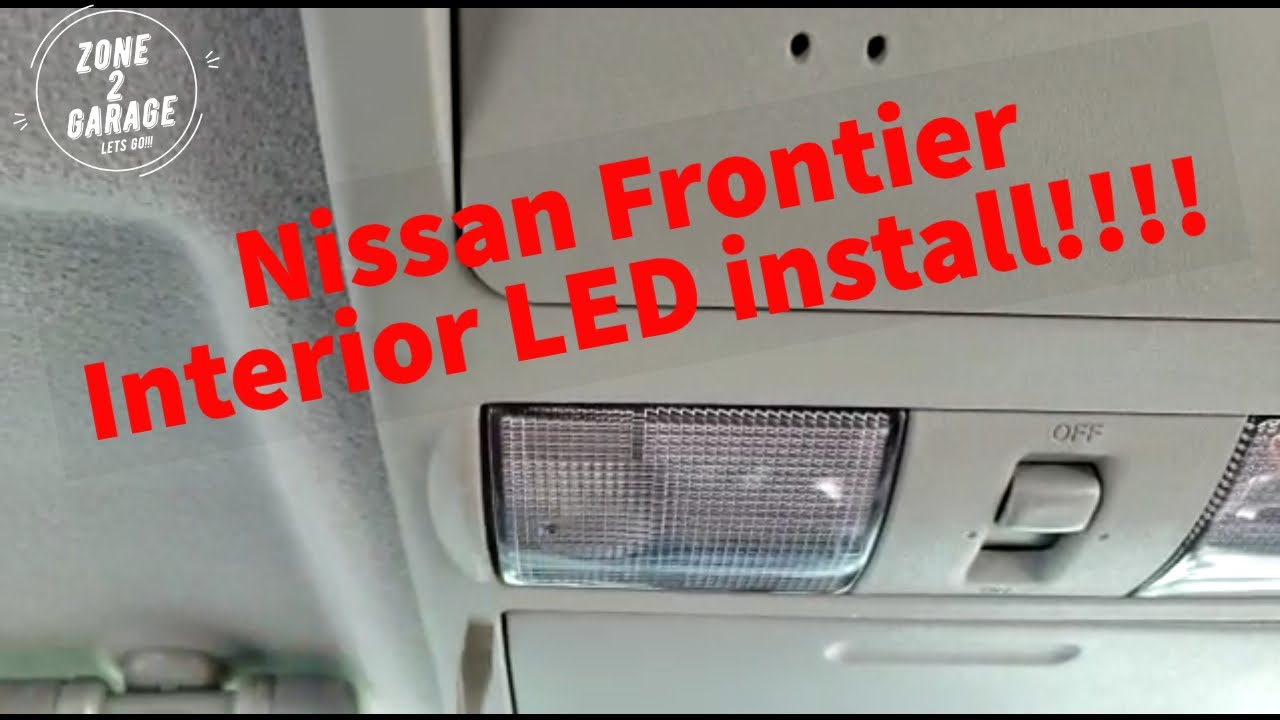 Nissan Frontier interior LED Install