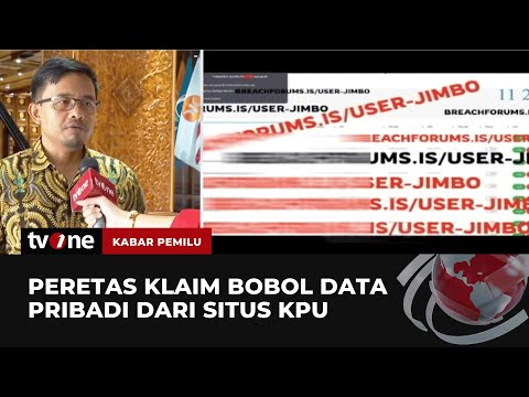 Website Dibobol, Pihak KPU Buka Suara | Kabar Pemilu tvOne