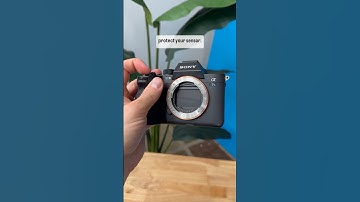 👍 How to PROTECT your Sony camera sensor from DUST!