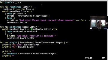 IO Monad For Pure Code (Tic-Tac-Toe in F#)