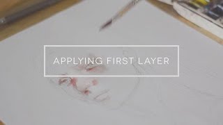 Loose Watercolor Portrait Tutorial Part 2: First Layer