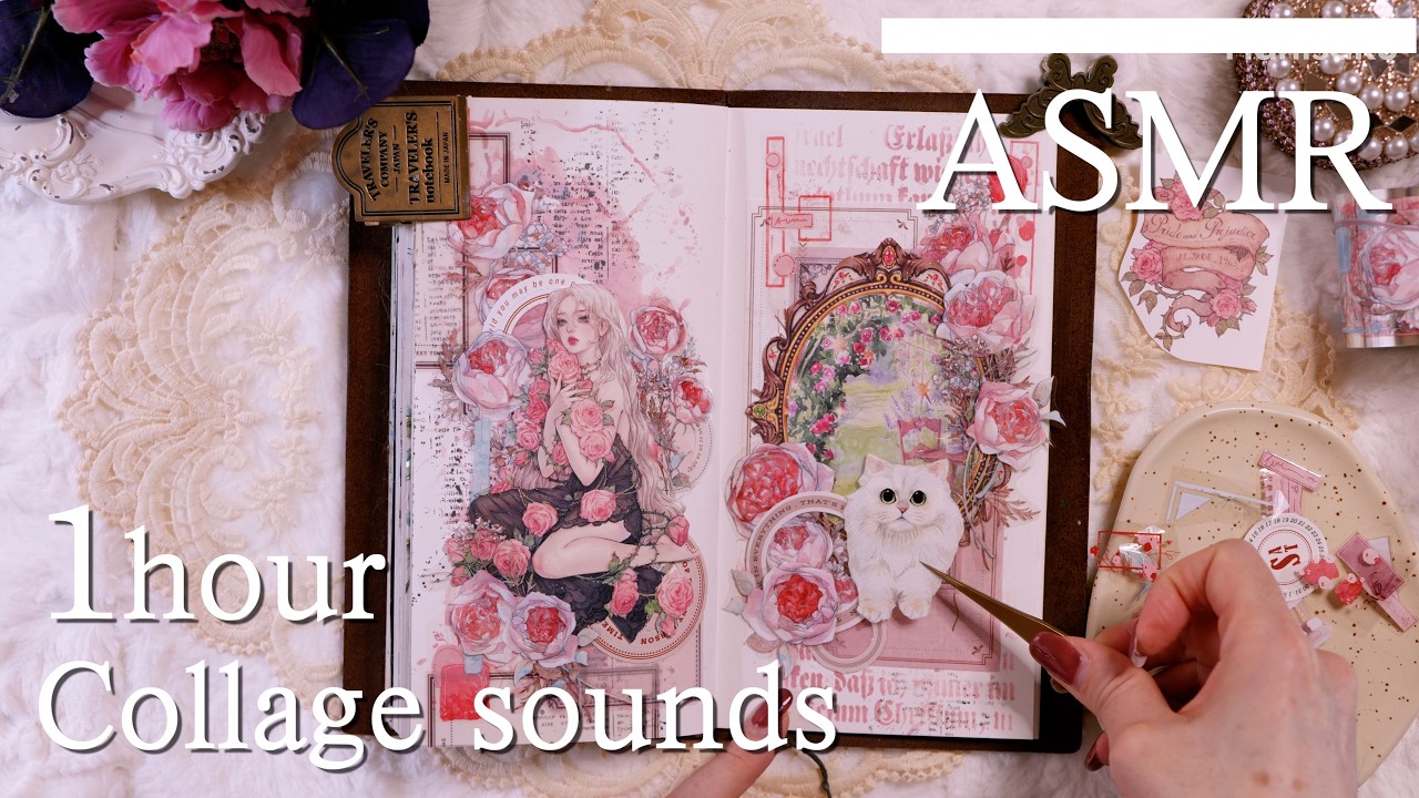 [ASMR]  コラージュの音 |  作業,勉強,睡眠 | collage sounds | relaxing sounds
