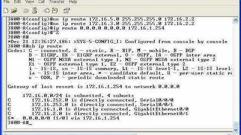 242   20  Static IP Routing   10  Gateway of Last Resort