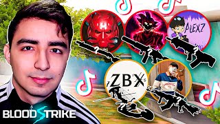 FILTRÉ las CLASES PROHIBIDAS de LOS 5 TIKTOKERS MÁS FAMOSOS de BLOODSTRIKE!