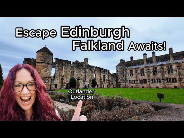 Travel vlog - Edinburgh Day Trip Falkland | Outlander Location | Things to DO EAT & SEE Scotland Travel Vlog 2025