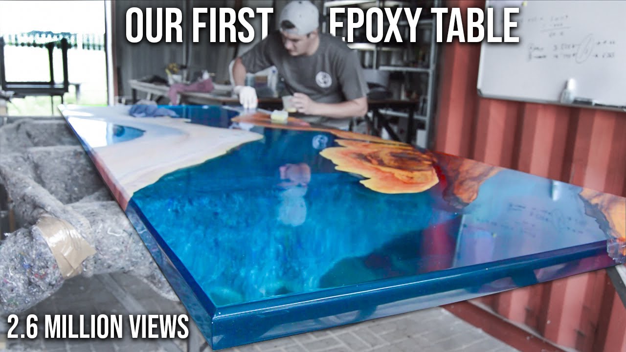 how to build EXPENSIVE Epoxy Tables (with DIY skills) YouTube