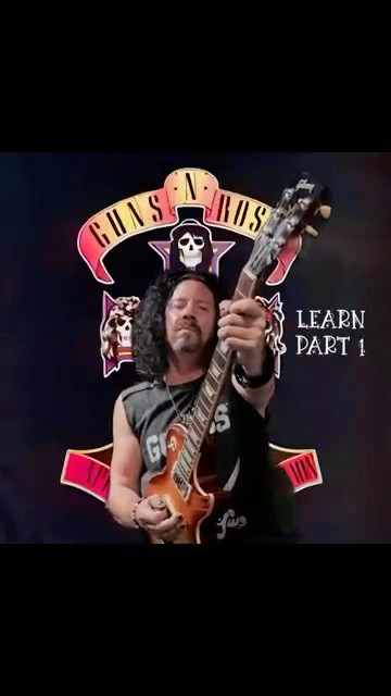 Welcome to the Jungle riff in flat tuning 🎸 Part 1! Pick link