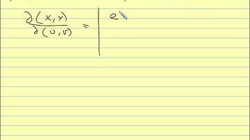 Calc III 14.8 Jacobians: Changing Variables in Multiple Integrals.avi