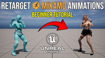 How To Retarget Mixamo Animations To Your Character in Unreal Engine 5 - Beginner Tutorial