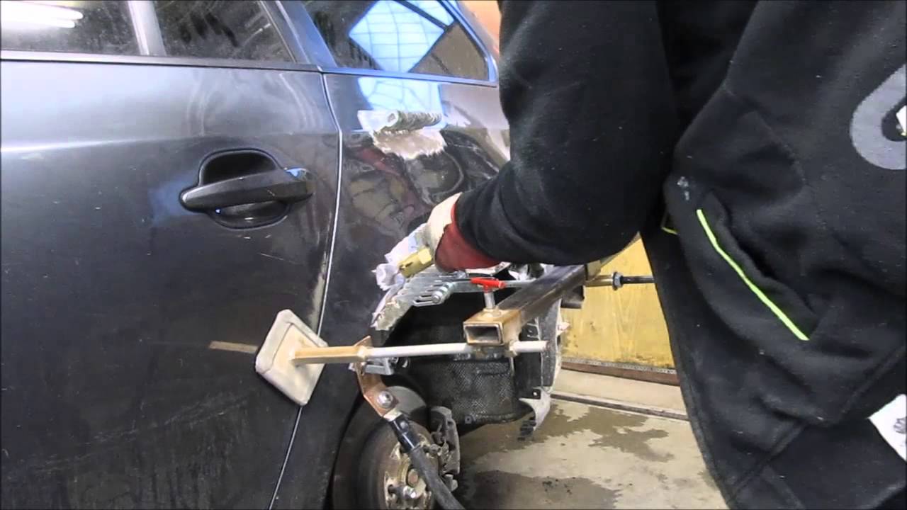 BMW. The rear fender repair. Ремонт заднего крыла. YouTube