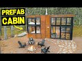 400sqft modern prefab tiny home modular cabin cost breakdown  tour