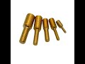 MSM Stainless Steel/Brass Thread Adapter External Male Reducing Bolt Conversion Screw Double Heads