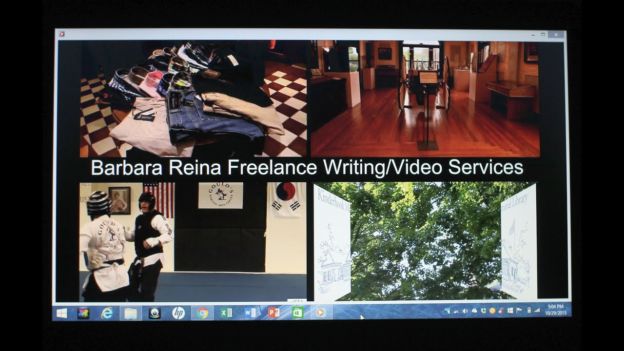 Barbara Reina Freelance Writing/Video Services