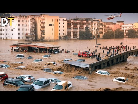 Flash Floods Devastated Pakistan! Karachi Completely Isolated,Streets Turned Into Lakes!