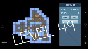 Classic Sokoban Level 49 | without UNDO | Solution 1 - 90