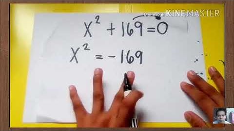 Part 1 Solving Quadratic Equation using Extracting Square Roots.