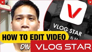 How to edit video on Vlog star Apps screenshot 1