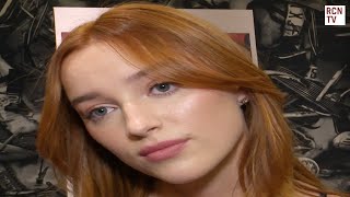 Phoebe Dynevor & Kerry Fox Interview The Colour Room Premiere