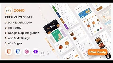Zomo   Online Organic Food Delivery & Grocery Market Mobile PWA Html Template @1000theme