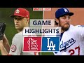 St. Louis Cardinals vs. Los Angeles Dodgers Highlights | May 31, 2021 (Flaherty vs. Bauer)