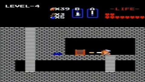 The Legend of Zelda (NES) Walkthrough - Level 4 (The Snake)