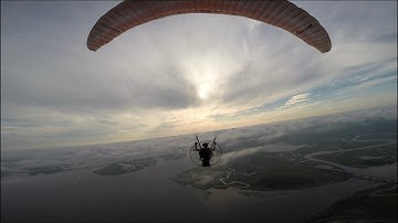 Flying Over Clouds! Paramotor Dream!