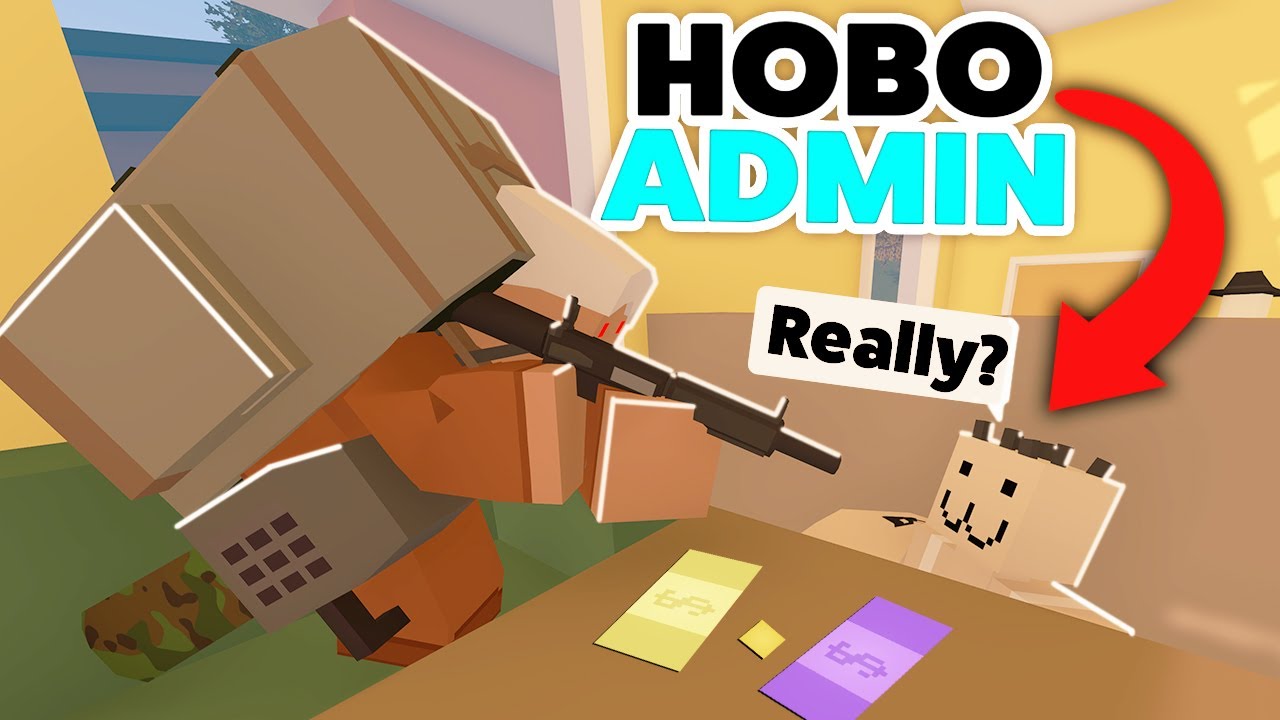 They DON'T Know I'M A ADMIN I Look LIKE A Hobo! - Unturned Roleplay Homeless Admin Trolling!
